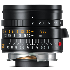 11672 | LEICA Summicron-M 28mm f/2 ASPH Black Anodized Lens | Buy Online
