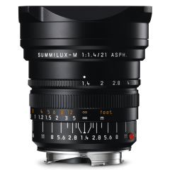 11647 | Leica Summilux-M 21mm f/1.4 ASPH Black Anodized Lens | Buy Online