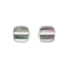 Montblanc Contemporary Striped Mother Of Pearl Cufflinks 109512