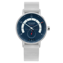 Nomos Autobahn Neomatik Date Midnight Blue Steel Bracelet 41 mm 1302