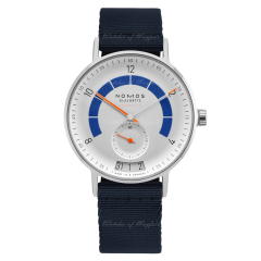 1303 | Nomos Autobahn Neomatik Date Sports Gray Automatic Blue-Black Textile 41 mm watch | Buy Now