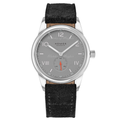 Nomos Club Campus 38 Absolute Grey Anthracite Leather 727