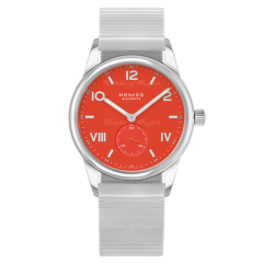 Nomos Club Campus Nonstop Red Steel Bracelet 36 mm 716