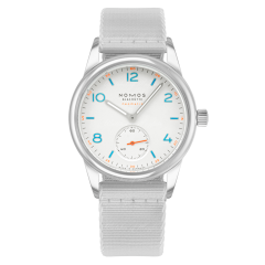 740 | Nomos Club Neomatik Automatic Grey Textile 37mm watch. Buy Online