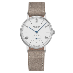 243 | Nomos Ludwig Manual Beige Leather 33 mm watch | Buy Now