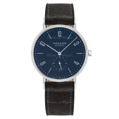 166 | NOMOS Tangente 38 Midnight Blue Anthracite Leather watch. Buy Online