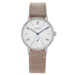 123 | Nomos Tangente Manual Beige Leather 33 mm watch | Buy Now