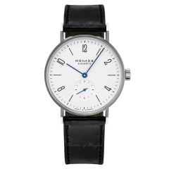 139| Nomos Tangente Manual Black Leather 35 mm watch | Buy Now