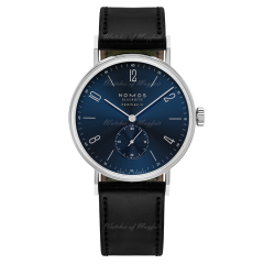 146 | Nomos Tangente Neomatik Blue Gold Black Leather 39 mm watch | Buy Now