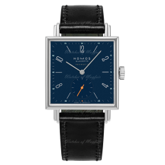 422 | Nomos Tetra Neomatik 39 Midnight Blue Automatic Black Leather watch | Buy Now