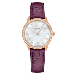 434.58.30.60.55.001 | Omega De Ville Prestige Quartz Diamonds 30 mm watch | Buy Online