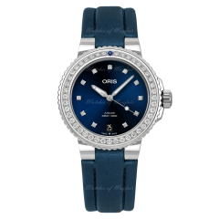 01 733 7731 4995-07 5 18 46FC | Oris Aquis Date Diamonds Automatic 36.5 mm watch. Buy Online