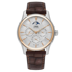 01 582 7689 6351-07 1 21 73FC | Oris Artelier Complication Moonphase Automatic 40.5 mm watch | Buy Now