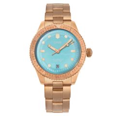 01 733 7771 3155-07 8 19 15 | Oris Divers Sixty-Five Bronze 38 mm watch. Buy Online