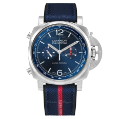 PAM01303 | Panerai Luminor Chrono Luna Rossa 44 mm watch | Buy Now