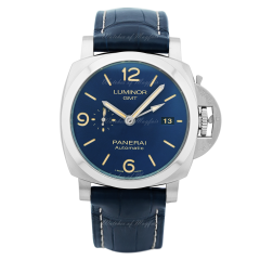 PAM01033 | Panerai Luminor GMT 44 mm watch. Buy Now. Watches of Mayfair