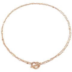 15411R |Buy Online Pasquale Bruni Make Love Rose Gold Diamond Necklace