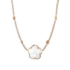 Pasquale Bruni Bon Ton Rose Gold Milky Quartz Necklace 14821R