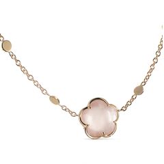 Pasquale Bruni Bon Ton Rose Gold Pink Quartz Necklace 14820R