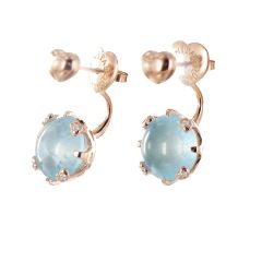 14750R | Buy Pasquale Bruni Sissi Rose Gold Topaz Diamond Earrings