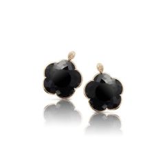 15583R | Buy Pasquale Bruni Ton Joli Rose Gold Onyx Diamond Earrings
