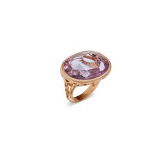 Pomellato Arabesque Matte Rose Gold Amethyst Ring A.A905WO7OI