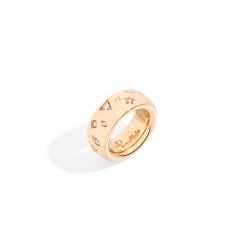 PA91060_O7000_DB000 | Pomellato Iconica Rose Gold Diamond Ring Size 55