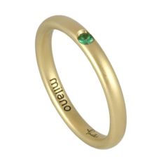 A.A002SO/SM | Pomellato Lucciole Yellow Gold Emerald Ring | Buy Now
