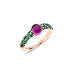 PAB5020_O7000_000OI Pomellato M'ama Non M'ama Rose Gold Amethyst Ring