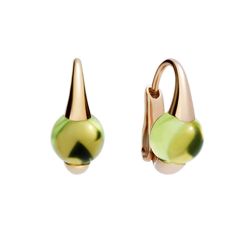 POB0040_O7000_000OE | Buy Pomellato M'ama Non M'ama Rose Gold Peridot Earrings