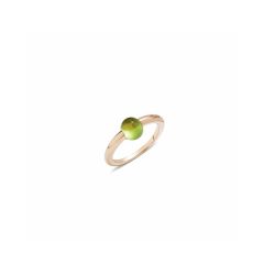 PAB0042_O7000_000OE | Pomellato M'ama Non M'ama Rose Gold Peridot Ring Size 53