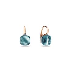 POA1070_O6000_000OY | Pomellato Nudo White&Rose Gold Sky Blue Topaz Earrings