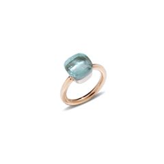 PAA1100_O6000_000OY | Pomellato Nudo White and Rose Gold Topaz Ring Size 52