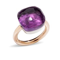 Pomellato Nudo Rose and White Gold Amethyst Ring PAB7042_O6000_000OI