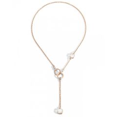 PCB9051_O6000_DB0VA-53 | Pomellato Nudo White and Rose Gold Diamond Necklace