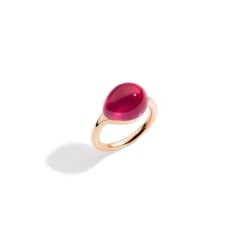 A.B301/9/SR | Buy Pomellato Rouge Passion Rose Gold Ruby Ring Size 52