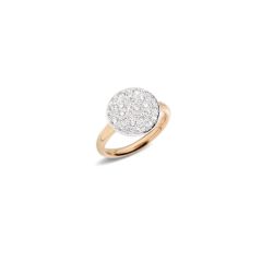 PAB2040_O7000_DB000 | Buy Pomellato Sabbia Rose Gold Diamond Ring Size 52