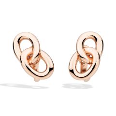 POB6132_O7000_00000 | Pomellato Tango Rose Gold Earrings (Clip Version) | Buy Now