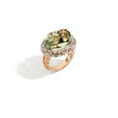 A.B402BR9O7PA | Buy Pomellato Tango Rose Gold Prasiolite Diamond Ring
