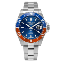 986983 41 45 20 | Roamer Premier Blue Automatic 42 mm watch. Buy Online