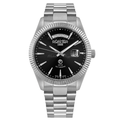 981662 41 55 90 | Roamer Primeline Daydate Black Automatic 42 mm watch. Buy Online