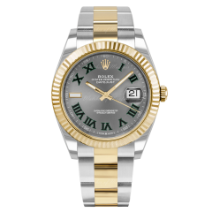 126333 | Rolex Datejust Oystersteel Steel Yellow Gold Dark Grey Dial 41mm watch. Buy Online