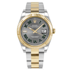 Rolex Datejust Oystersteel Steel Yellow Gold Dark Grey Dial 41mm 126333