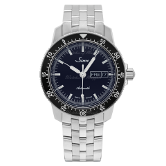 104.013 | Sinn 104 St Sa I B Classic Pilot  Dark Blue Dial Bracelet  41mm watch. Buy Online