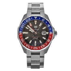 WAY201F.BA0927 | Tag Heuer Aquaracer Calibre 7 Twin-Time 43 mm watch | Buy Now