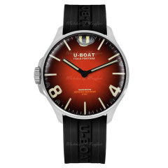 8701/B | U-Boat Darkmoon Red SS Soleil Quartz 44 mm watch | Buy Now
