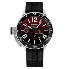 9521 | U-Boat Sommerso Ceramic Bordeaux Automatic 46 mm watch | Buy Online