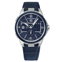 243-20/43 | Ulysse Nardin Executive Dual Time 42mm watch. Buy Online