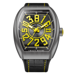 V 41 CH BR (JA) TT BLK BLK | Franck Muller Vanguard Crazy Hours 41 x 49.95 mm watch | Buy Now