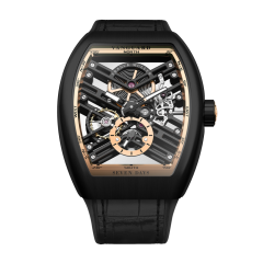 V 41 S6 SQT NR BR (5N) TT SK BLK | Franck Muller Vanguard Seven Days Skeleton 41 x 49.95 mm watch | Buy Now